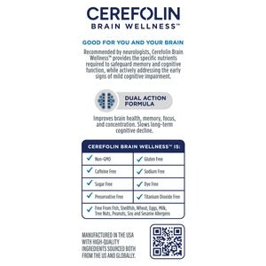 Cerefolin Brain Wellness® Good for you and your brain